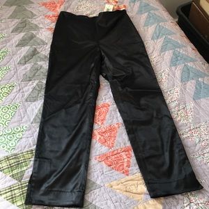 Blumarine black spandex nylon blend pants